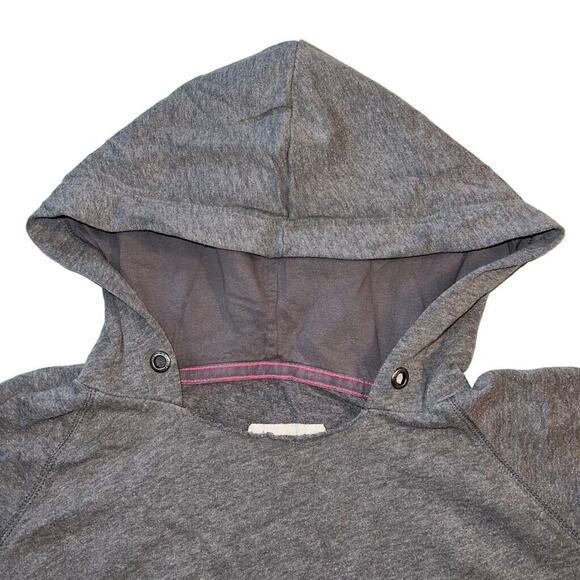 Aeropostale Womens Hoodie Lightweight Basic Sweatshirt Pullover Hooded Grey XL - Picture 2 of 6
